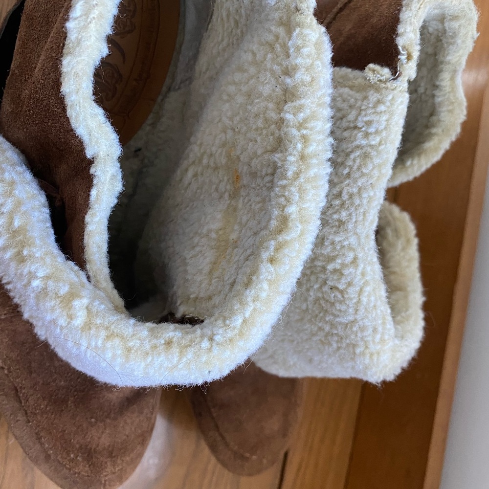 Clog Boots With Shearling Inside - image 2